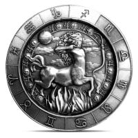 Sagittarius the Archer 1 Oz Zodiac Silver Round - .999 Pure