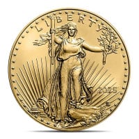 2025 1/2 Oz American Gold Eagle Coin 22k Purity