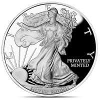 1 Oz Walking Liberty Silver Round